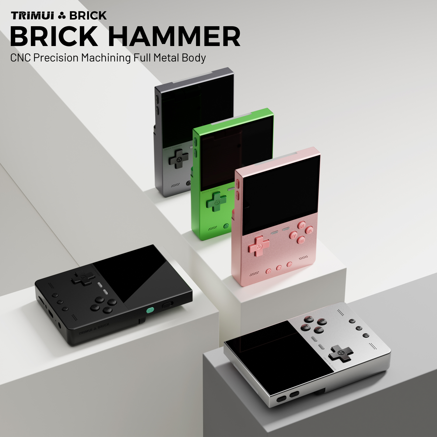 Retro Gaming Handheld Best - TRIMUI BRICK Hammer Mini Metal Handheld