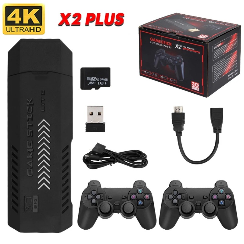 Retro Gaming Stick - X2Plus Retro Game Stick 4K 3D