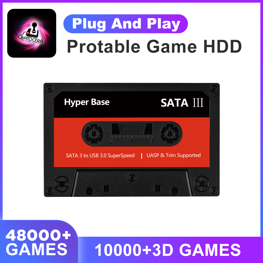 Retro Gaming Hdmi - Batocera 35.linux 500G External HDD Game