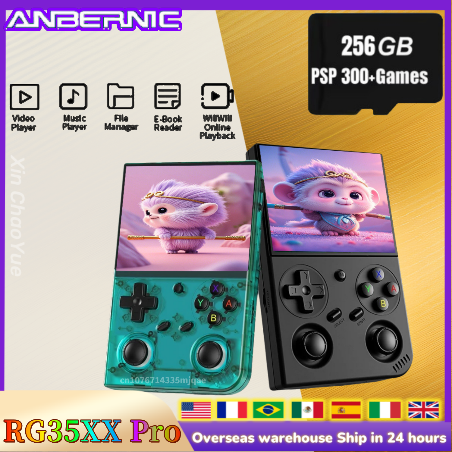 Retro Gaming Emulator Console - Anbernic RG35XX PRO RG 35XXPRO Retro