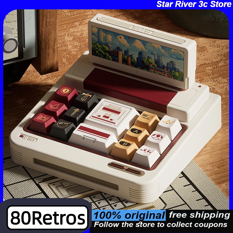 Retro Gaming Consoles - 80Retros FC1983 Retro Red And White
