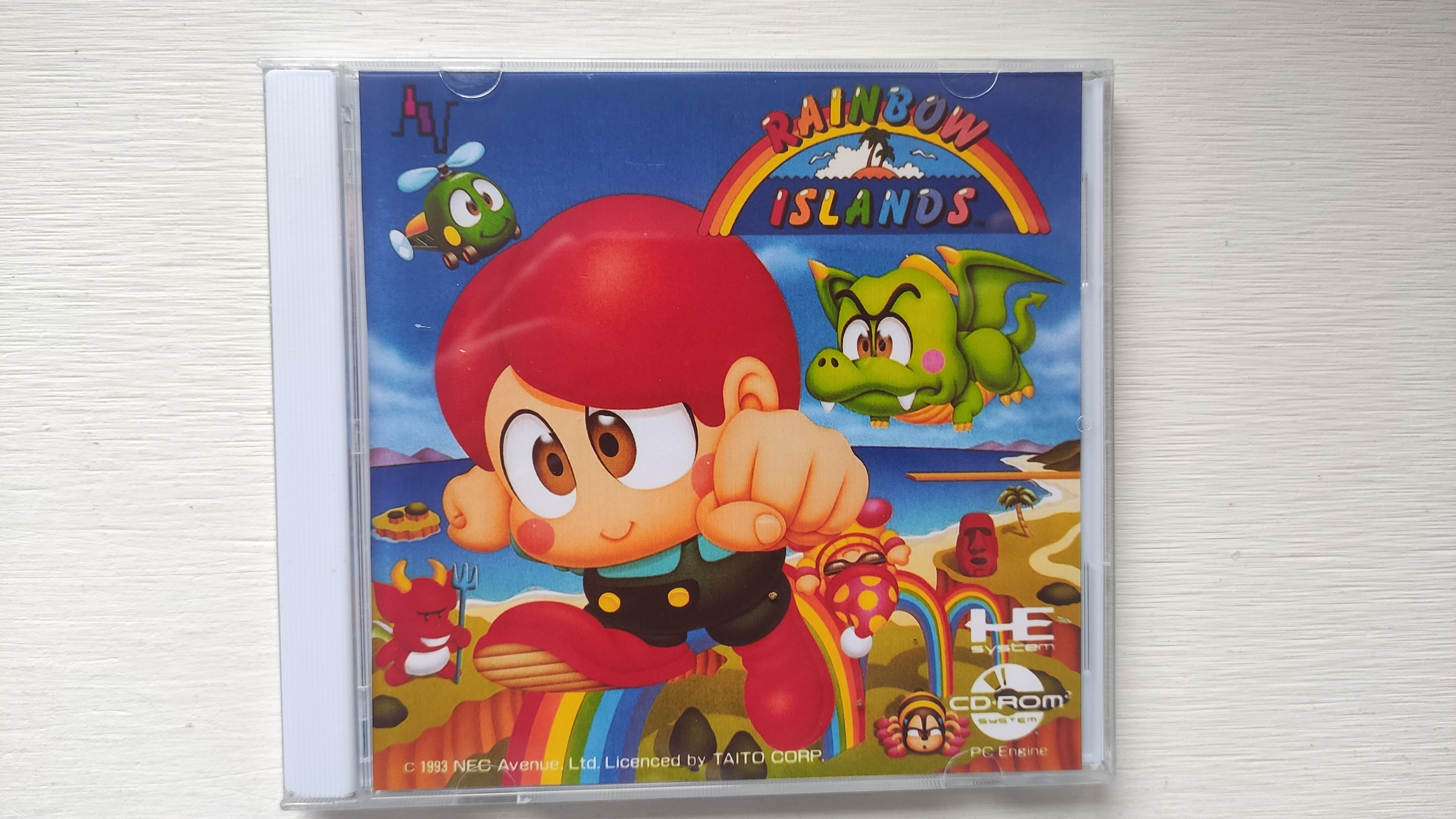 Retro Gaming Emulator Console - PC engine Copy Disc Game rainbow