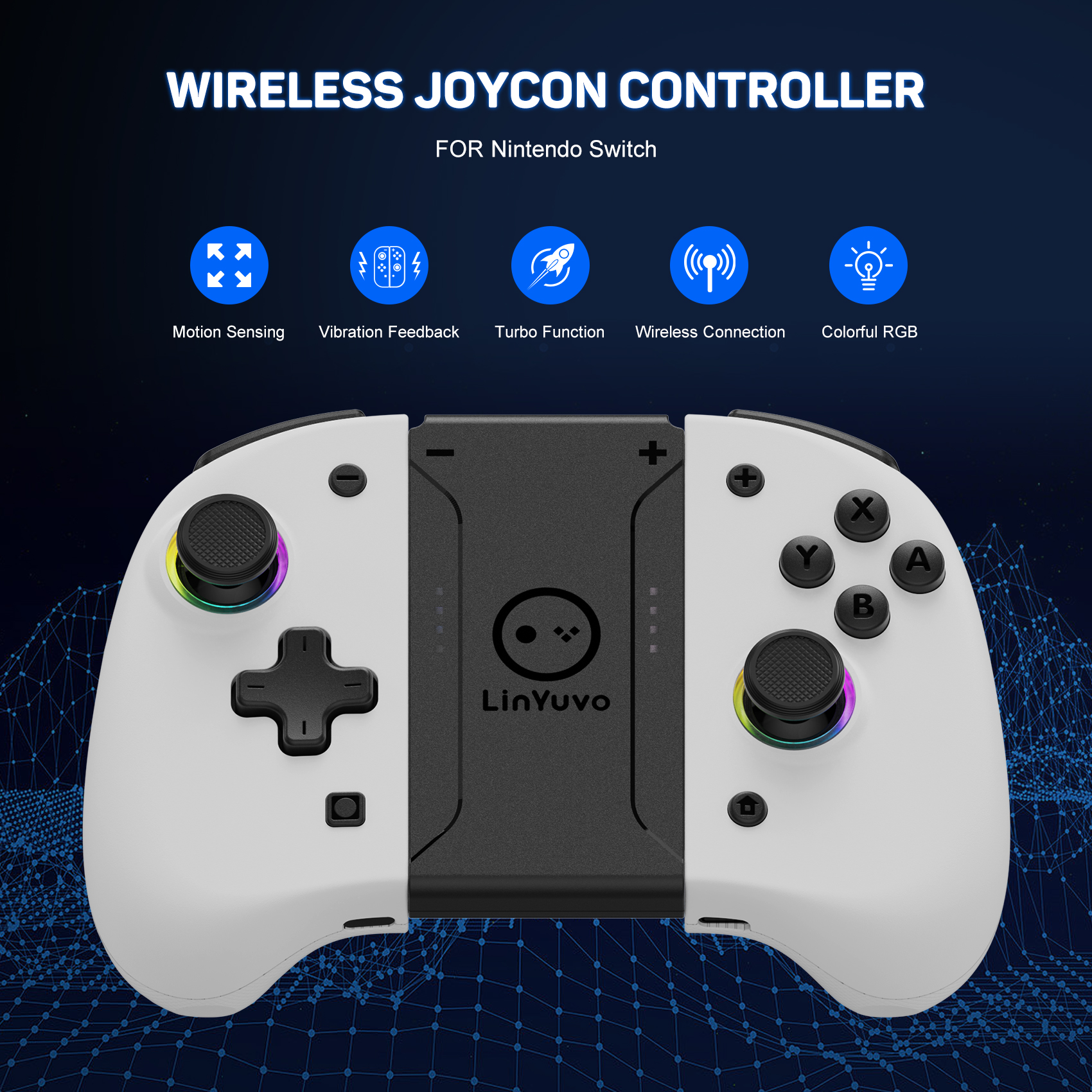 Retro Gaming System - Wireless Bluetooth Controller For Nintendo Switch