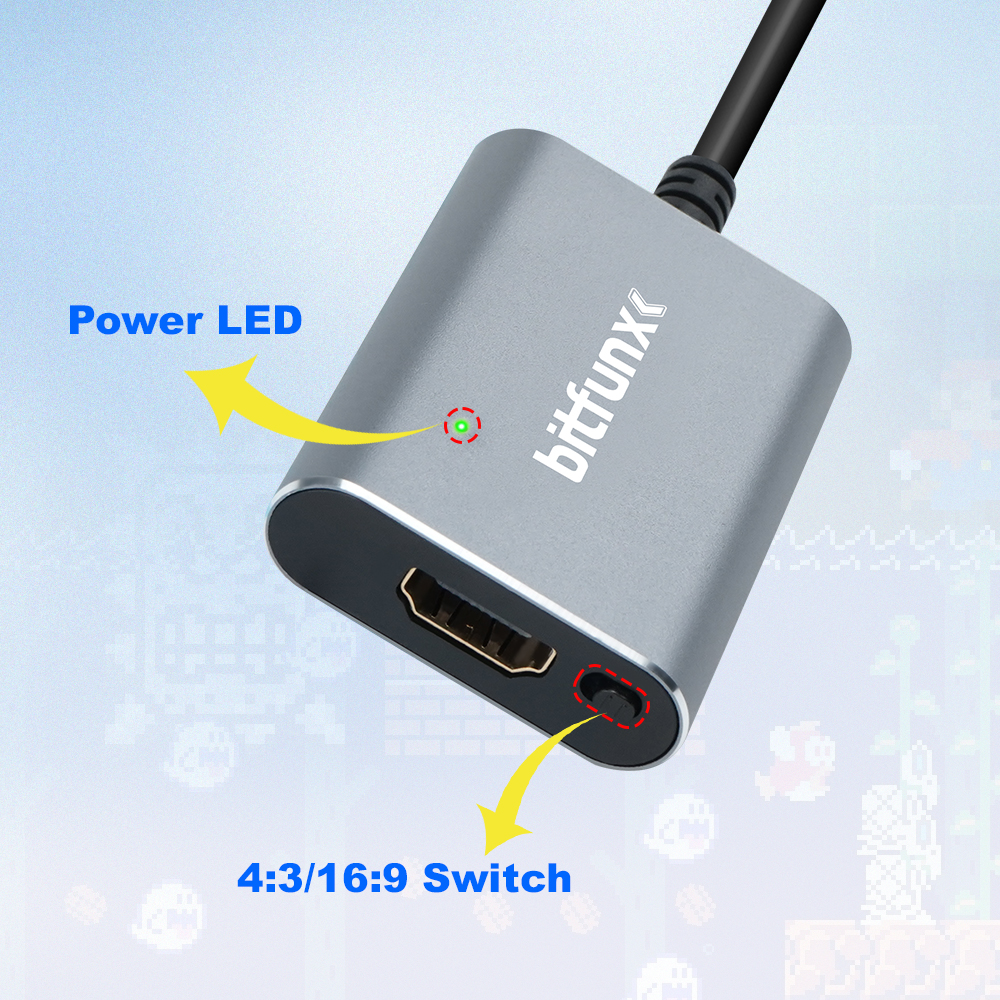 Bitfunx 720P Svideo / AV To HD – Retro Gaming Accessories Bewertung und Preis