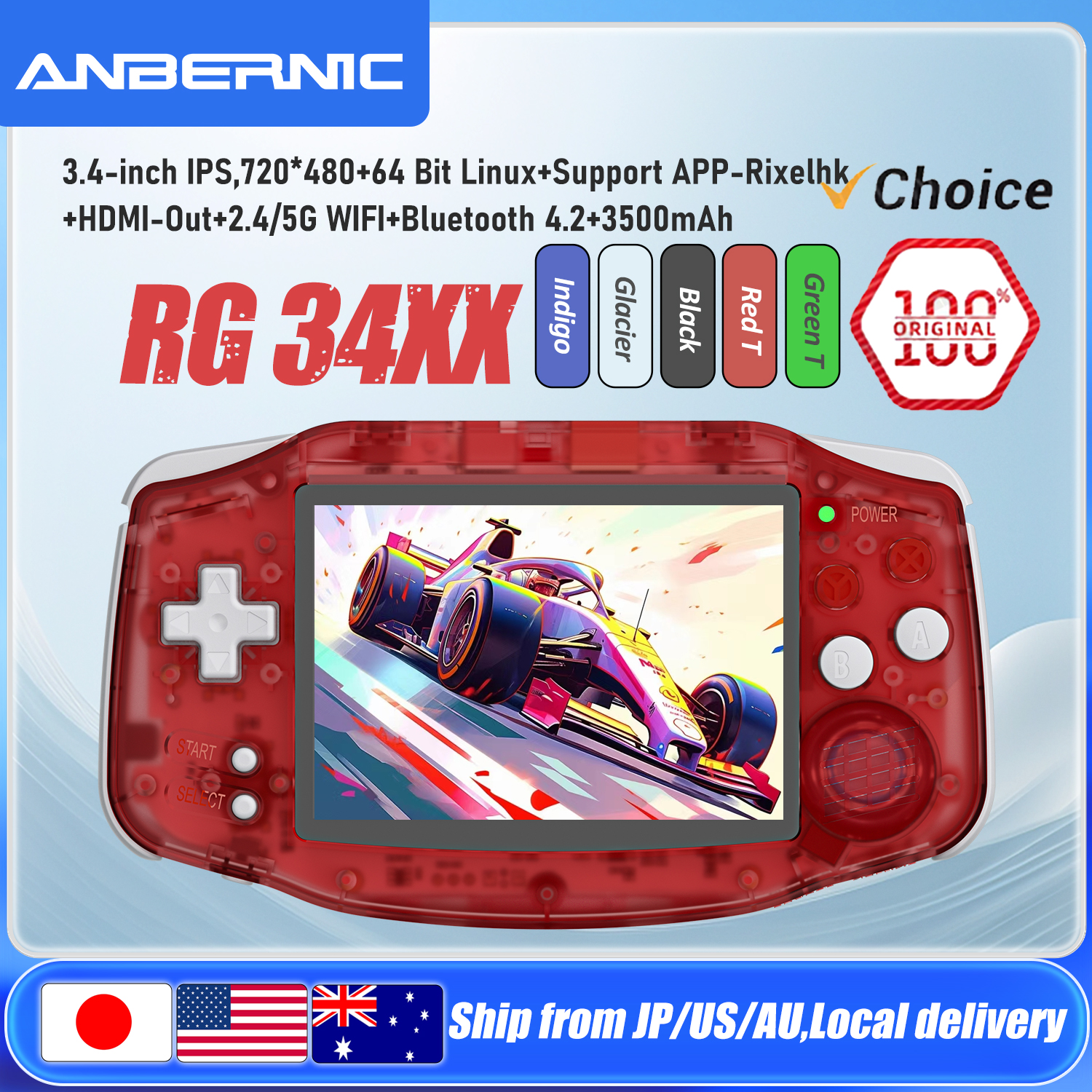 ANBERNIC RG34XX Handheld Game  – Retro Gaming Hdmi Bewertung und Preis
