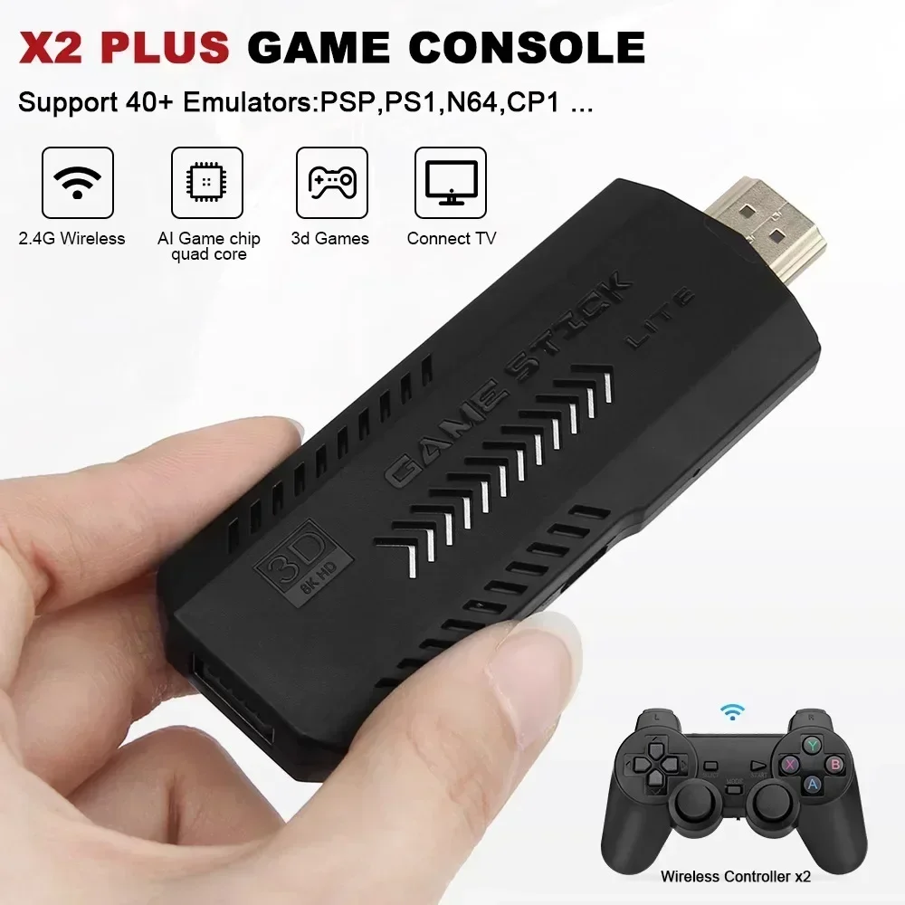 X2Plus Retro Game Stick 4K 3D  – Retro Gaming Stick Bewertung und Preis