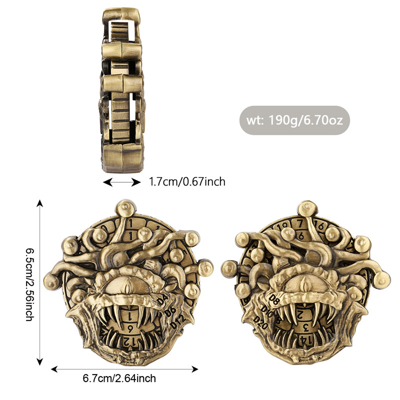 Retro Beholder Shape Metal Dic – Retro Gaming Accessories Bewertung und Preis