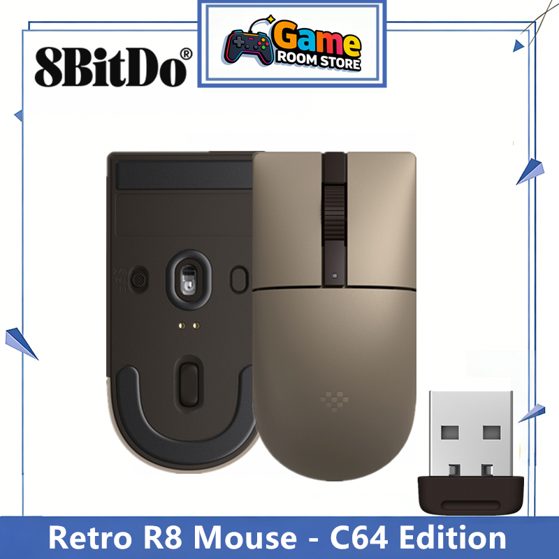 8BitDo Retro R8 Mouse - C64 Ed – Retro Gaming Accessories Bewertung und Preis