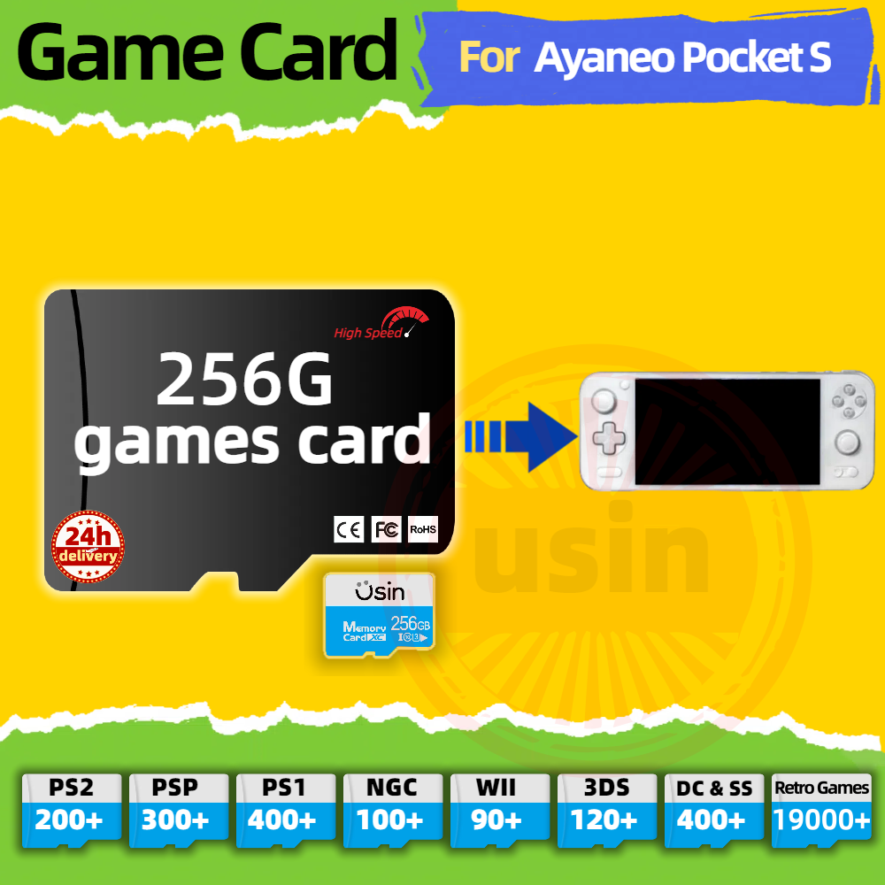 Game Card For Ayaneo Pocket S  – Retro Gaming Consoles Bewertung und Preis
