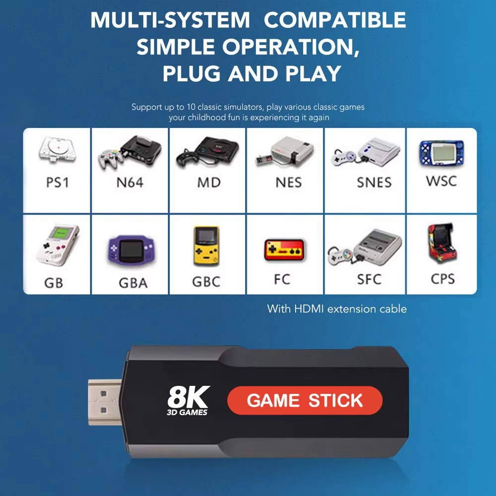 X2 Game Stick HD 4K 8K 3D Cons – Retro Gaming Stick Bewertung und Preis