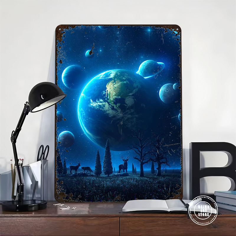 Blue Universe Lightly 3D Poste – Retro Gaming Universe Bewertung und Preis