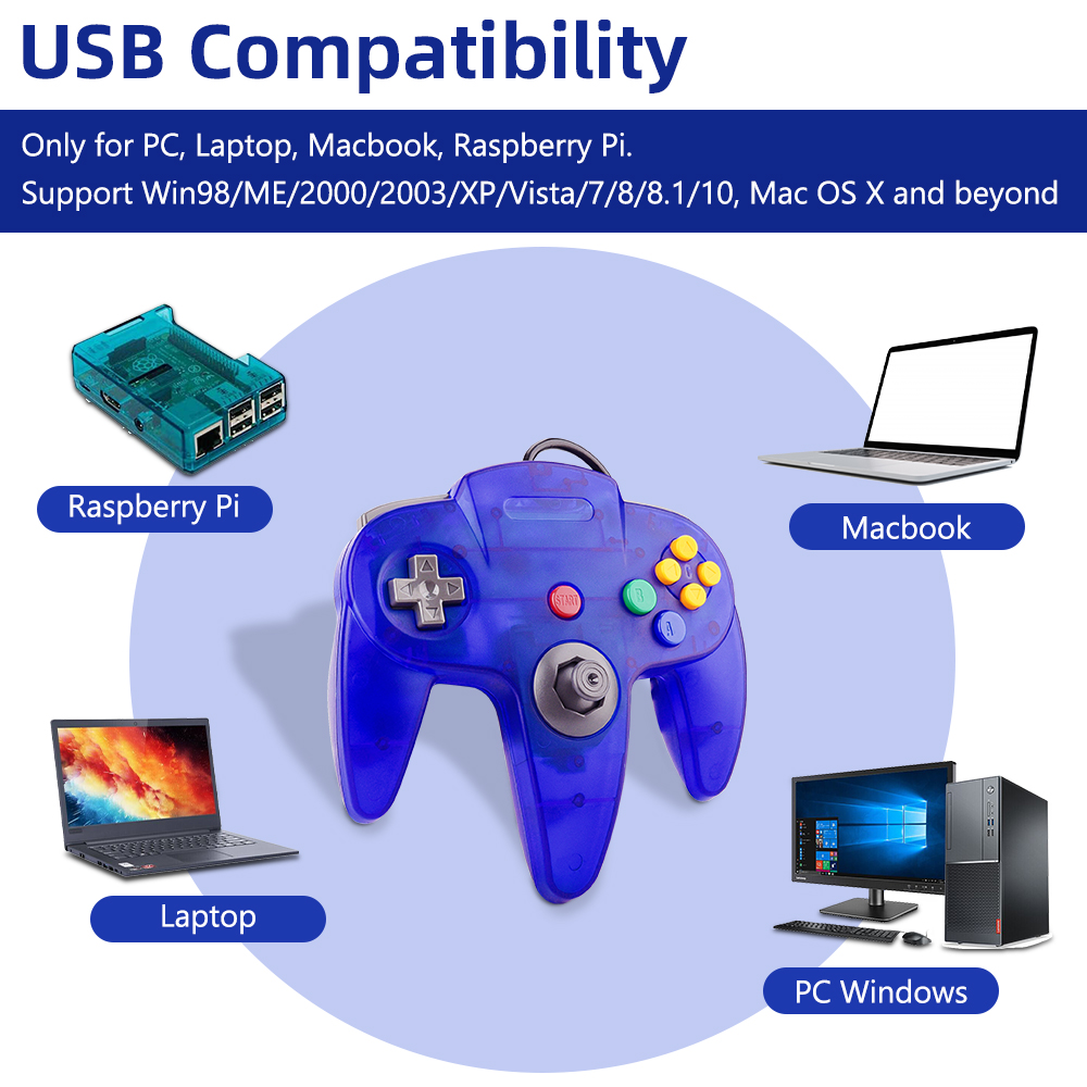 N64 Controller Classic USB Wir – Retro Gaming Emulator Console Bewertung und Preis