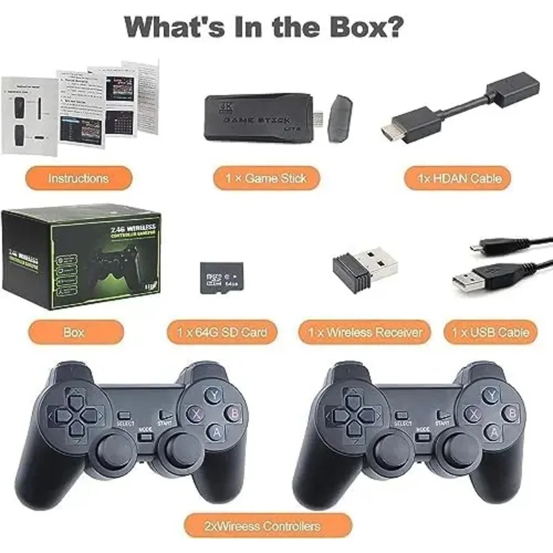 4K Wireless Retro Game Console – Retro Gaming Stick Bewertung und Preis