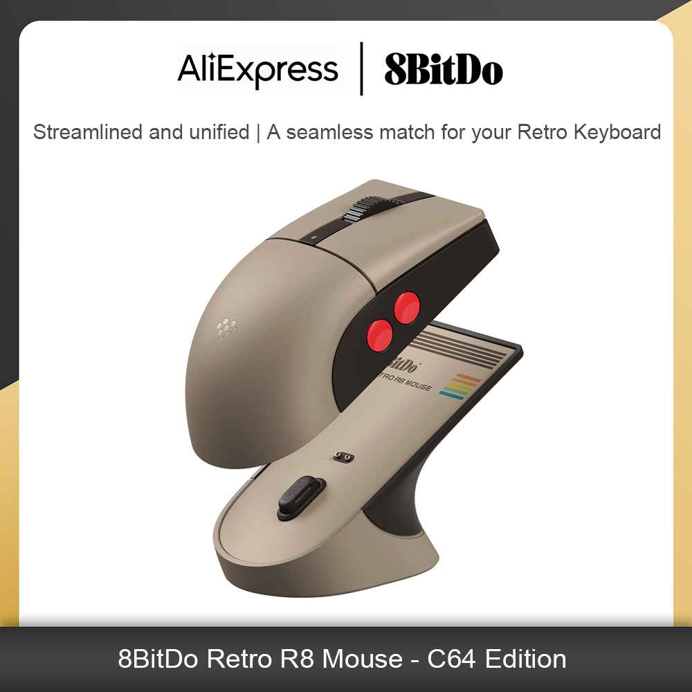 8Bitdo Retro R8 Mouse with Cha – Retro Gaming Accessories Bewertung und Preis