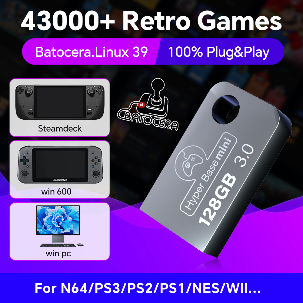 Batocera 128G USB Flash Drive  – Retro Gaming Stick Bewertung und Preis