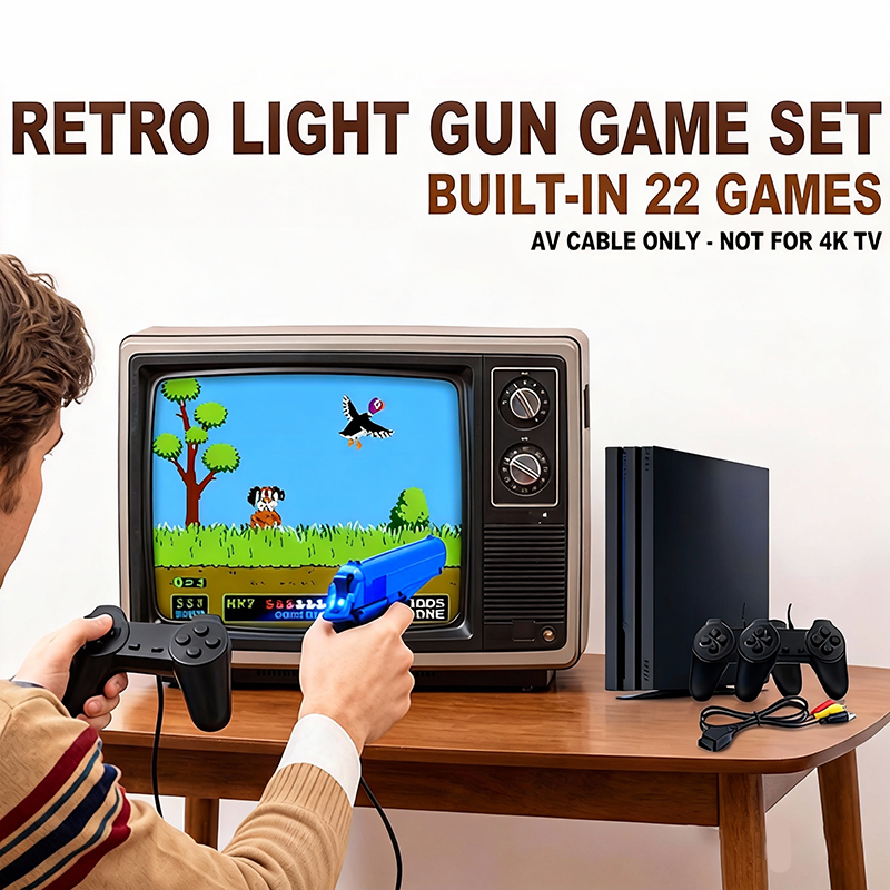 PS 4 Style Gaming Console Set  – Retro Gaming Light Gun Bewertung und Preis
