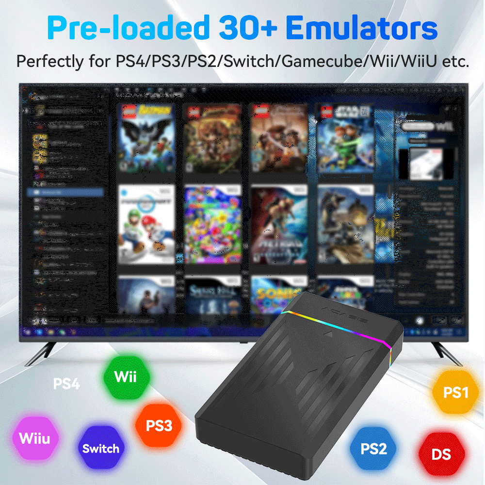 3TB Portable Gaming HDD Launch – Retro Gaming Stick Bewertung und Preis